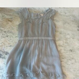 Charming Gray Silk Dress